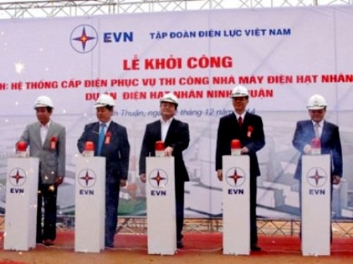 Khởi công xây dựng hệ thống điện phục vụ thi công Dự án điện hạt nhân Ninh Thuận - ảnh 1